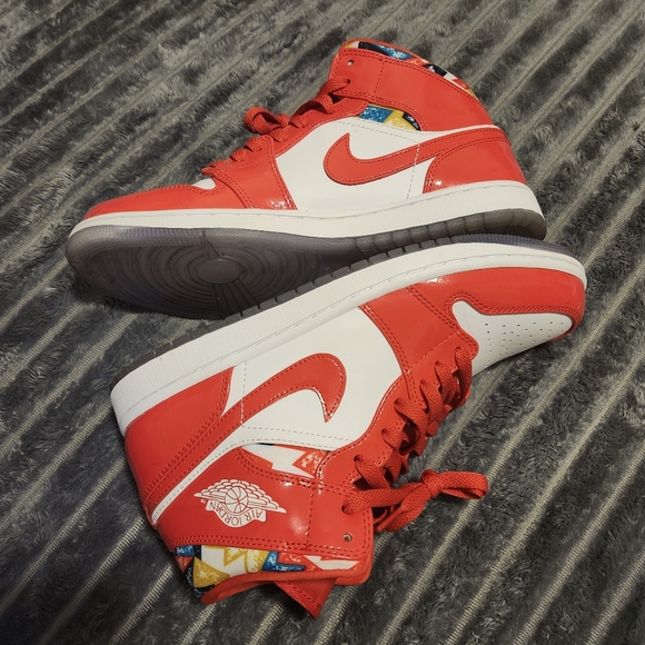 Jordan 1 mid retro 'Barcelona Sweater' - Picture 2 of 8